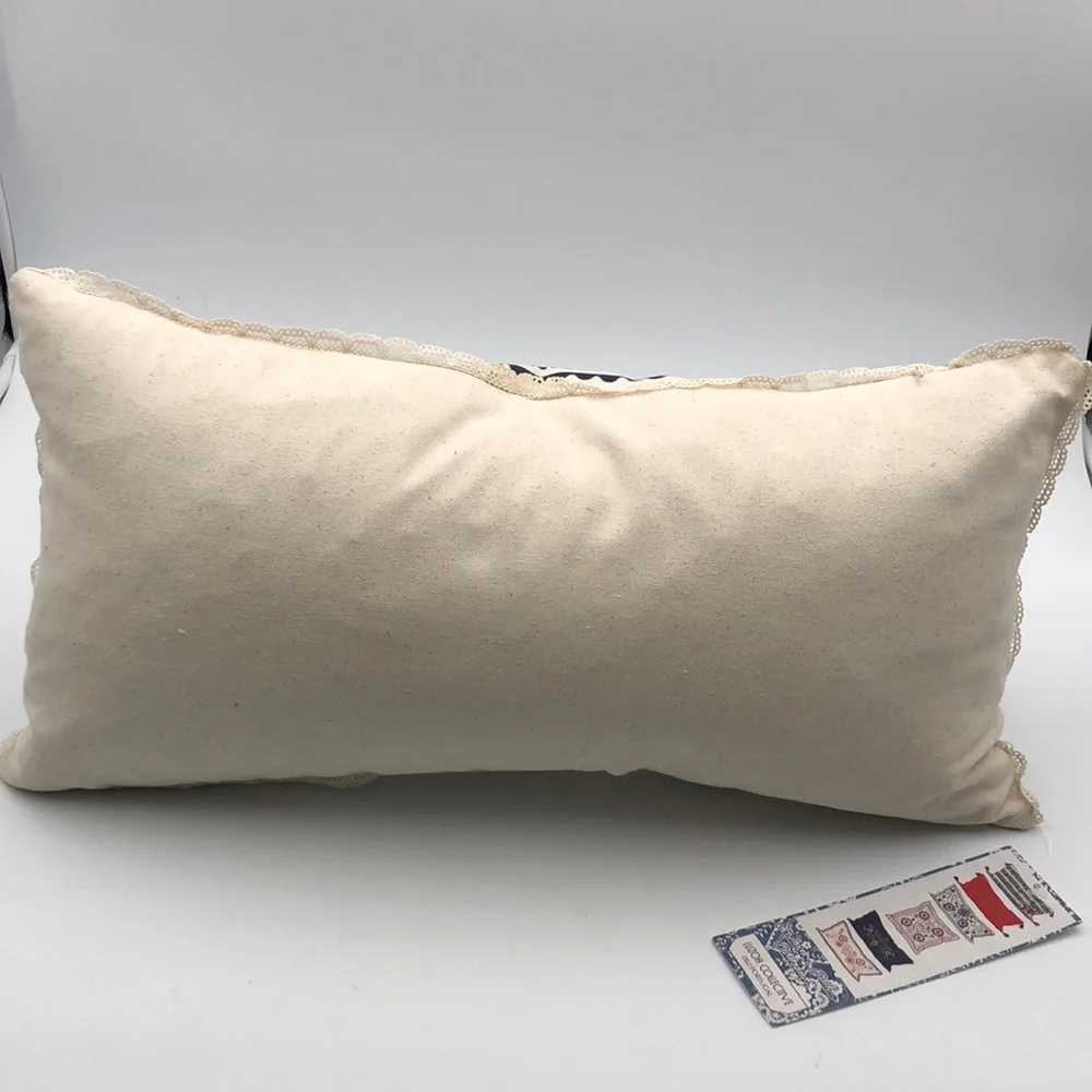 Luzoh Collective Floral Decorative Linen Pillow